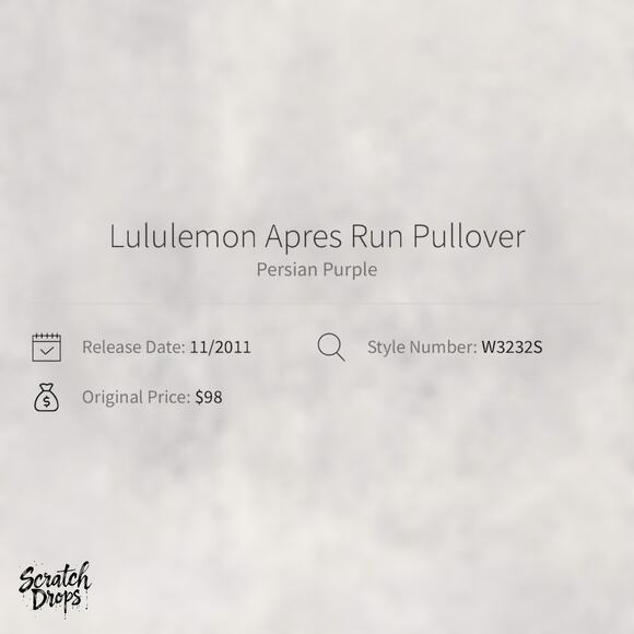 Lululemon Apres Run Pullover Hoodie Size 6 Persian Purple Activewear Top - Picture 2 of 7